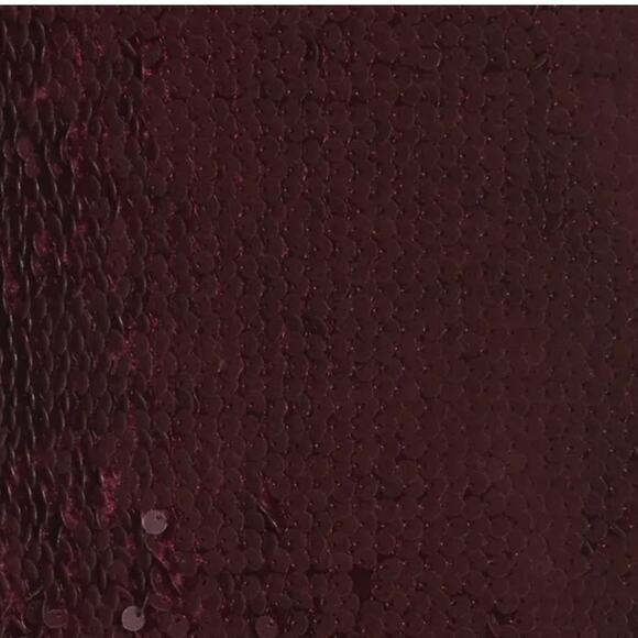BB Dakota Sequined Velvet Burgundy Dress Size Small - Picture 10 of 10